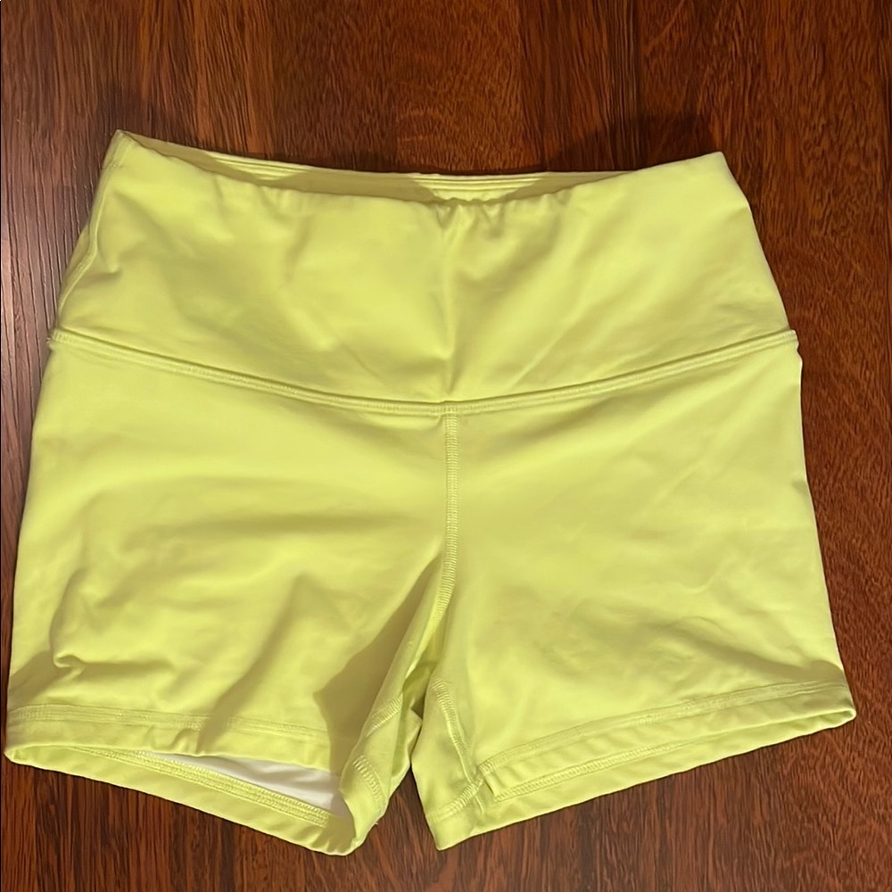 Women's Yellow Shorts